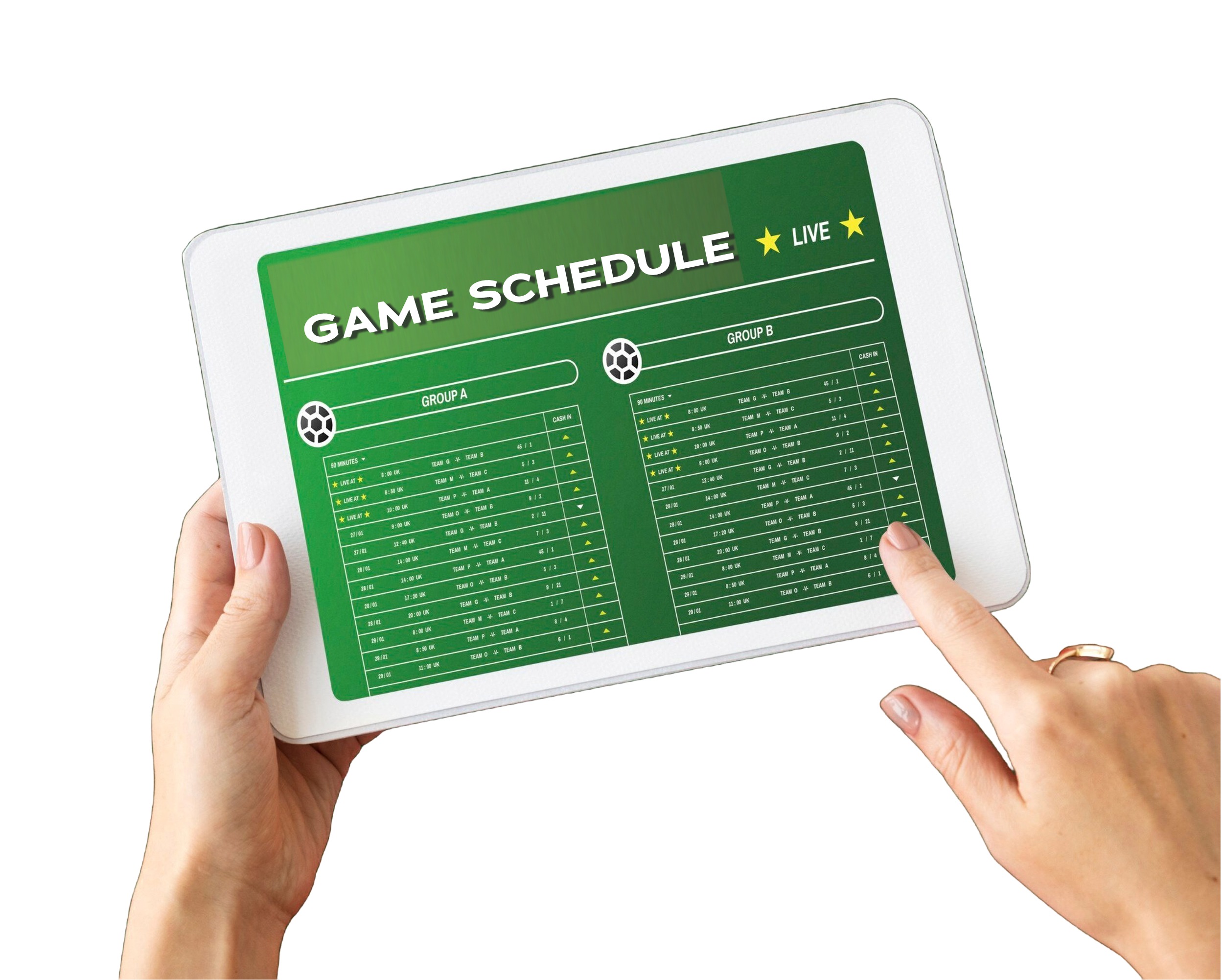 Kampprogram er offentliggjort.