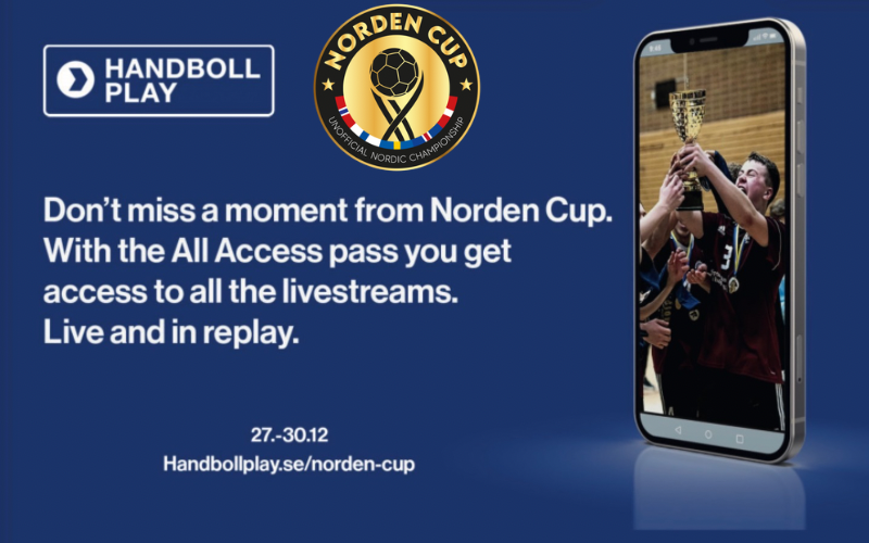 Live streaming av ALLA matcher under Norden Cup